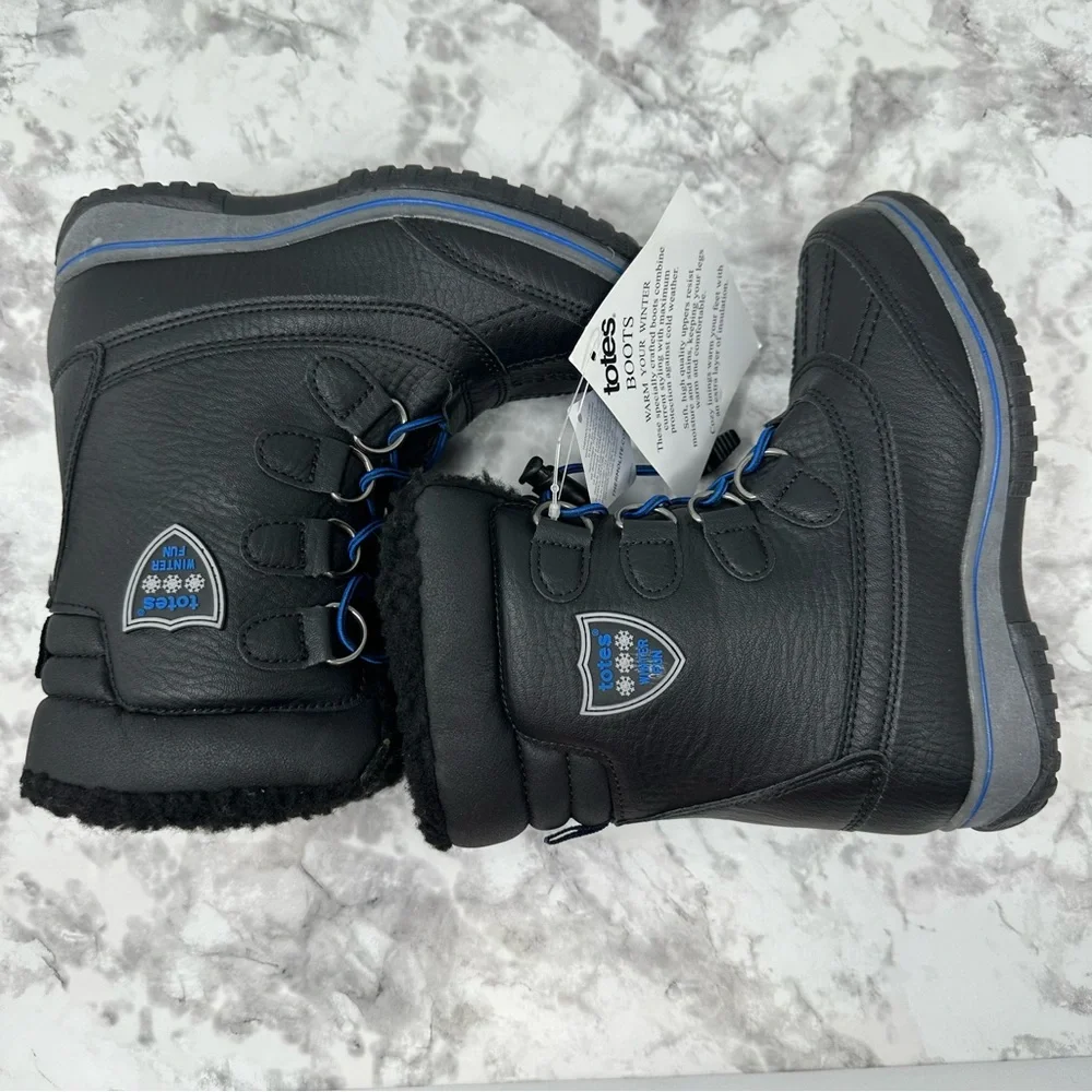 Totes Little Boys 13 David Waterproof Insulated Winter Boots